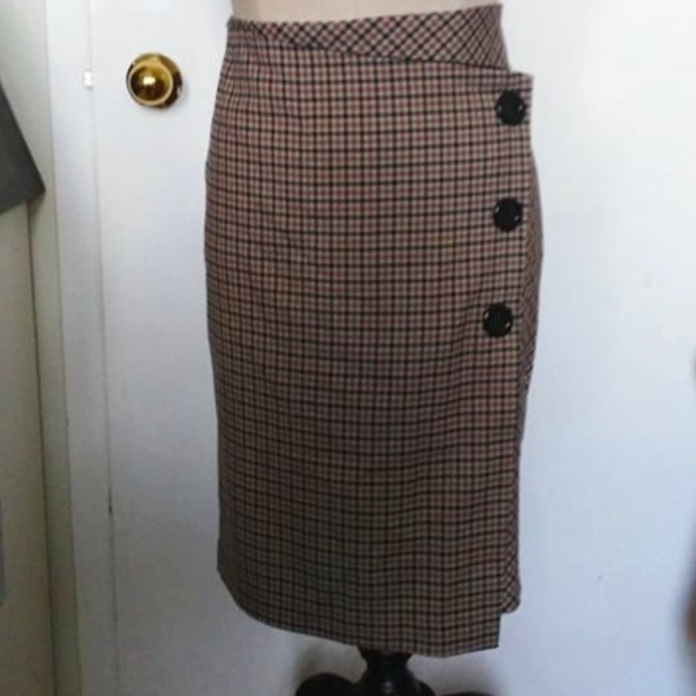 Cleo plaid skirt
